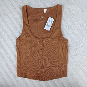 PacSun Basics Brown Sleeveless Top